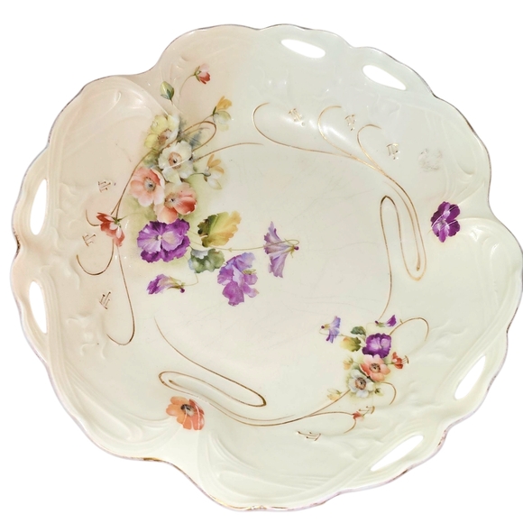 Rosenthal R.C. Malmaison Viola Footed Bowl Antique Rare. - Picture 1 of 6